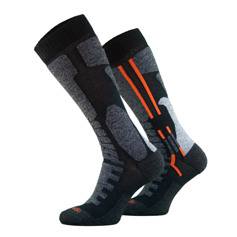 Motorkářské ponožky Comodo MTB1  35-38  Black Orange