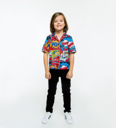 Mr. GUGU & Miss GO Kids's Shirt SH-K1487