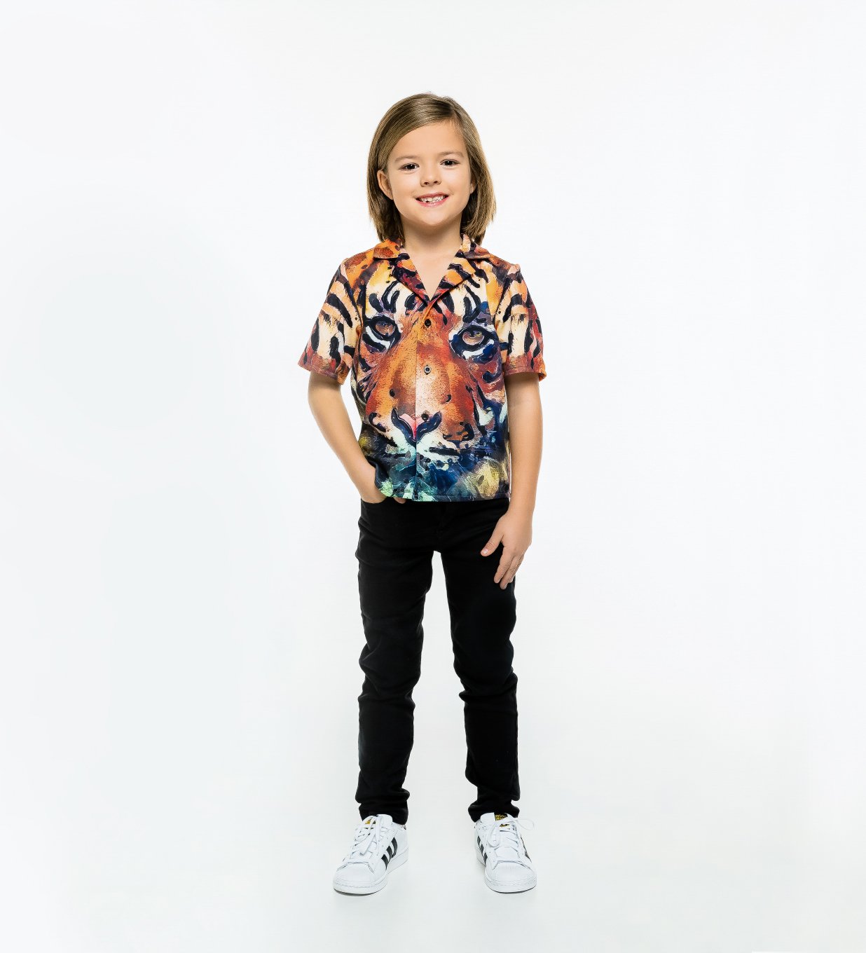 Mr. GUGU & Miss GO Kids's Shirt SH-K719