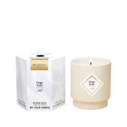 My Jolie Candle Vonná svíčka 36h s náramkem Gold Les Surprenantes Svěží prádlo 320282