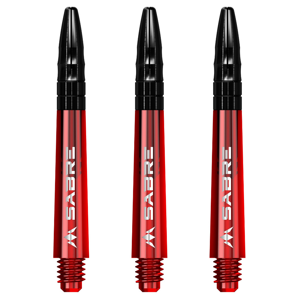 Násadky Mission Sabre Shafts Red Tweenie 3ks