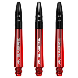 Násadky Mission Sabre Shafts Red Tweenie 3ks