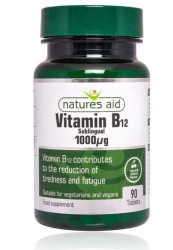 Natures Aid Vitamin B12 - 1000 mcg - sublingvální 90 tablet