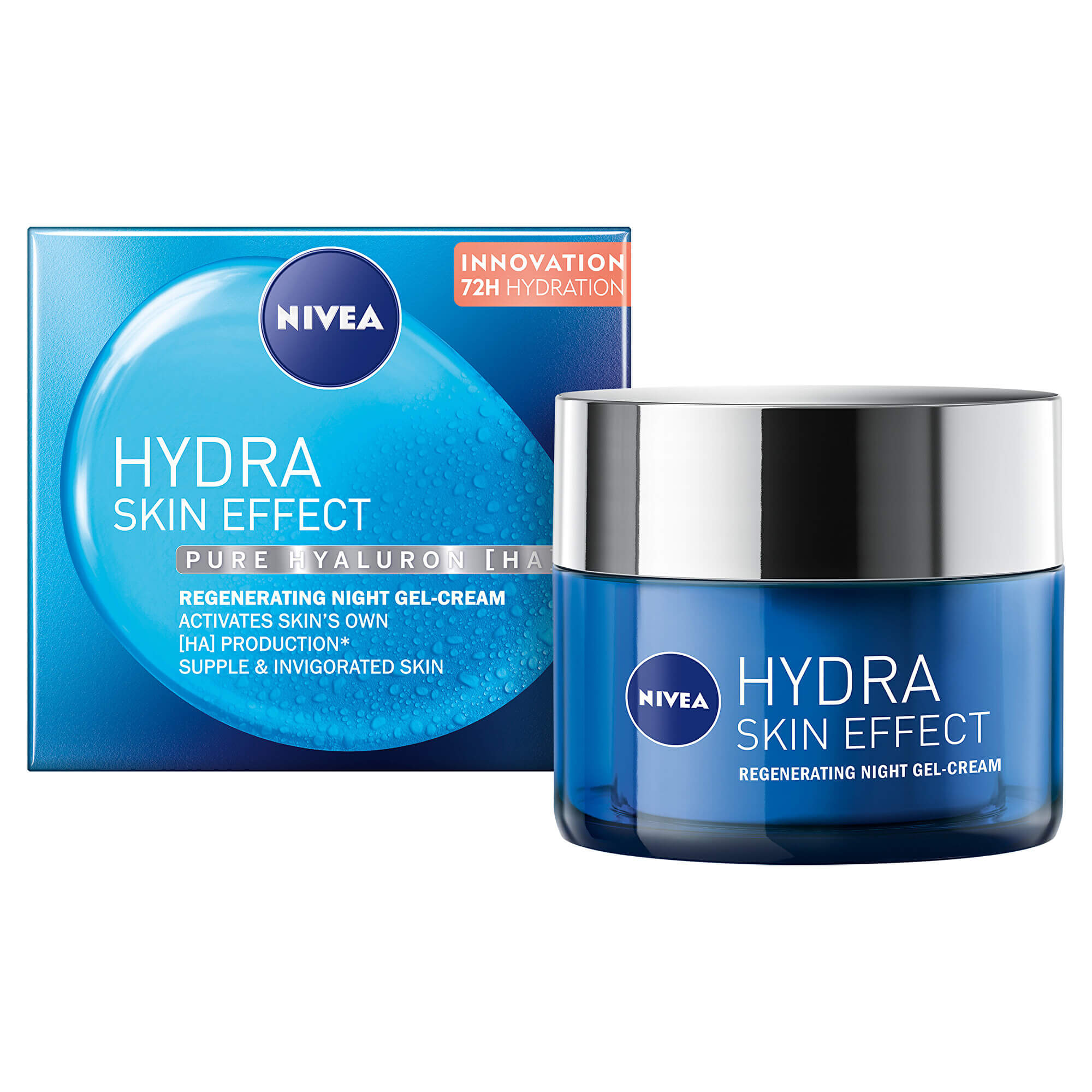 Nivea Regenerační noční hydratační gel-krém Hydra Skin Effect (Regenerating Night Gel-Cream) 50 ml