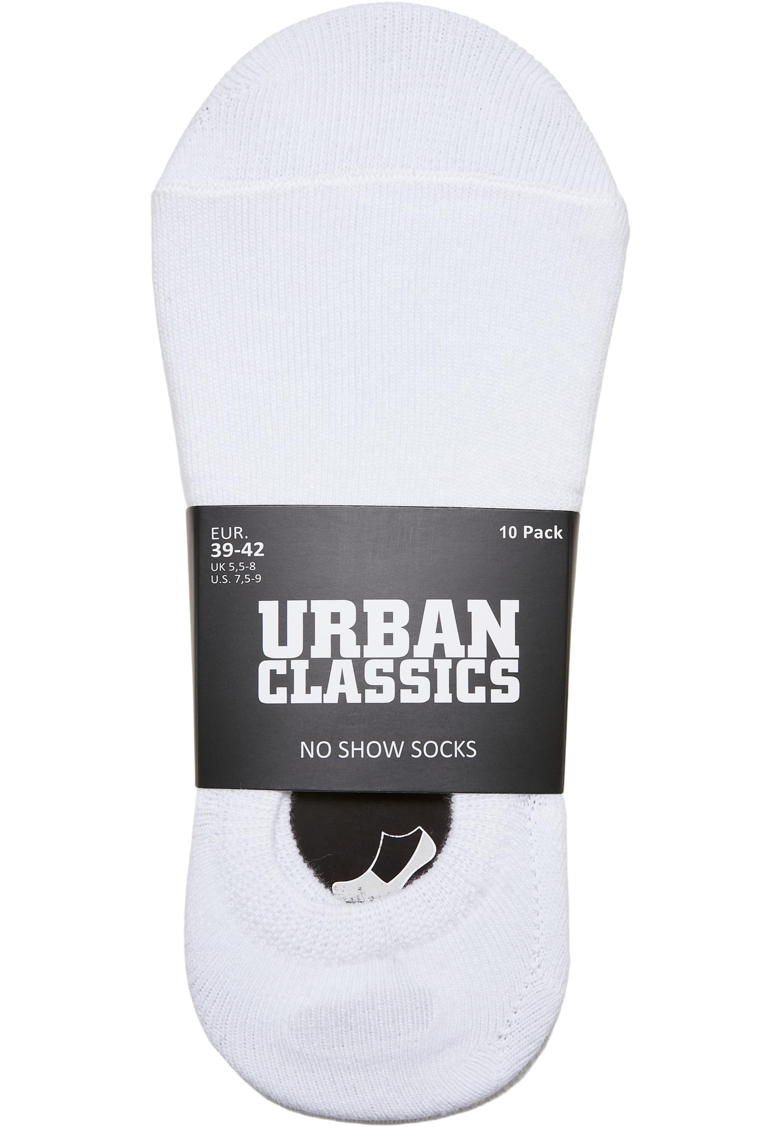 No Show Socks 10-Pack white