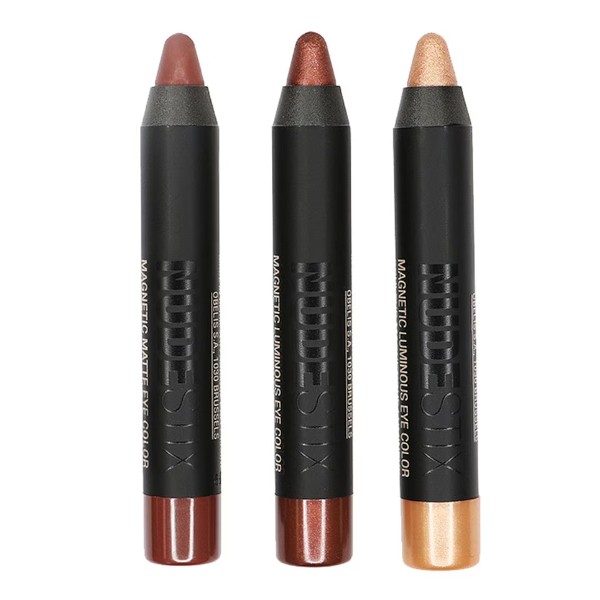 Nudestix Sada tužek na oči Berry Nude (Mini Metallic Eye Kit)