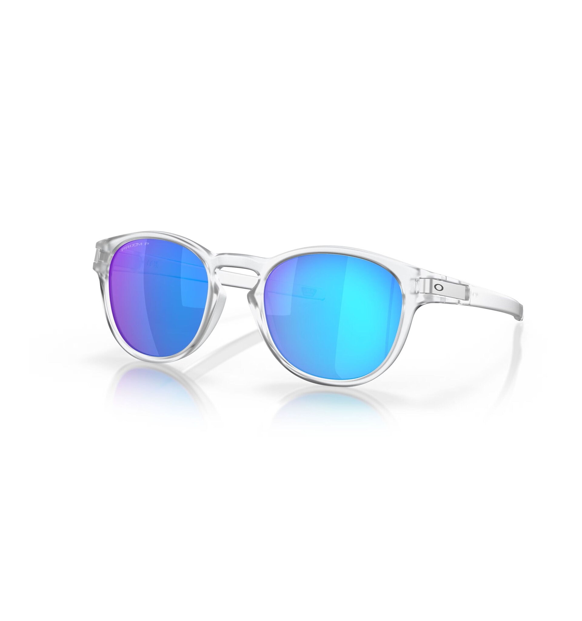 Oakley sluneční brýle Latch Matte Clear/Prizm Sapphire Polarized | Bílá | Velikost One Size