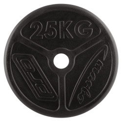 Olympijský litinový kotouč Marbo Sport MW-O25 OLI 25 kg 50 mm