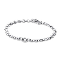 Pandora Módní stříbrný náramek Signature 592777C01 18 cm