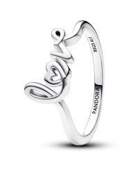 Pandora Romantický stříbrný prsten Love Moments 193058C00 56 mm