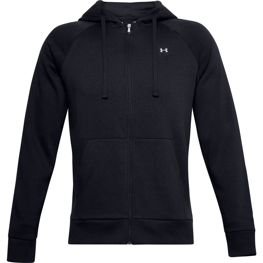 Pánská mikina Under Armour Rival Fleece FZ Hoodie  Black  S