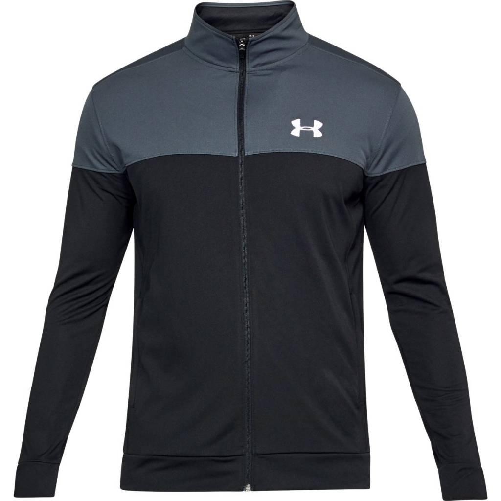 Pánská mikina Under Armour Sportstyle Pique Jacket  Stealth Gray  S