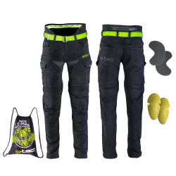 Pánské moto jeansy W-TEC Aredator  černá  30