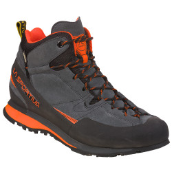 Pánské trekové boty La Sportiva Boulder X Mid  Carbon/Flame  41,5