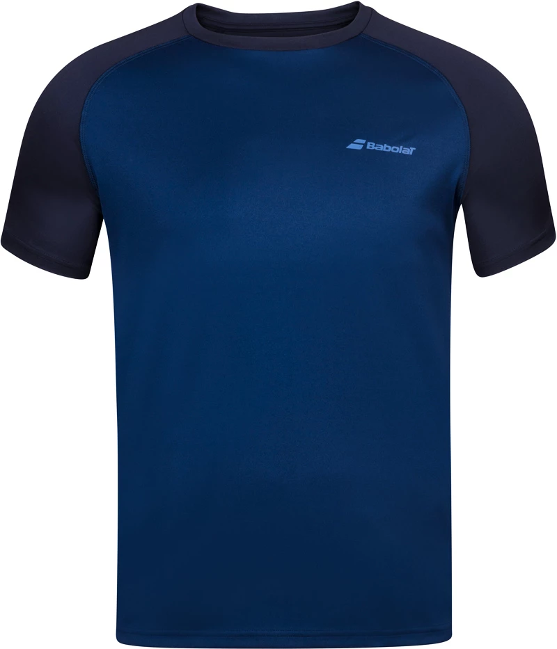 Pánské tričko Babolat  Play Club Crew Neck Tee Dark Blue S