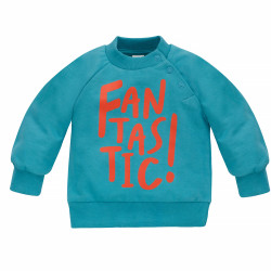 Pinokio Kids's Orange Flip Sweatshirt