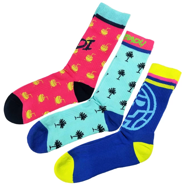 Ponožky BIDI BADU  Bold Bro II Crew Printed Move Socks 3 Pack Mixed EUR 43-46