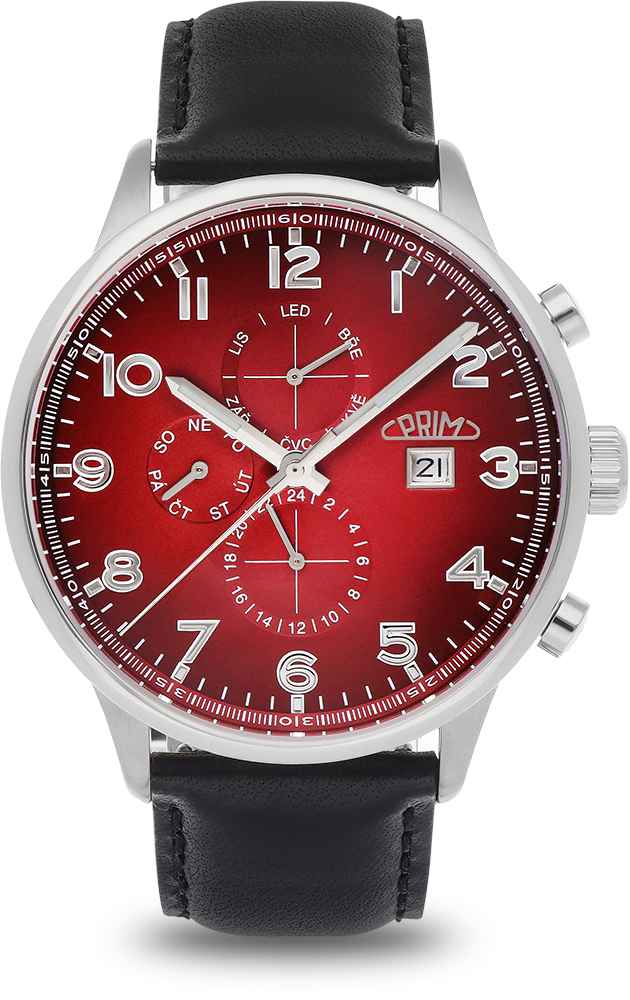 Prim Manager CZ 24 Automatic W01P.13205.E - dny a měsíce v češtině