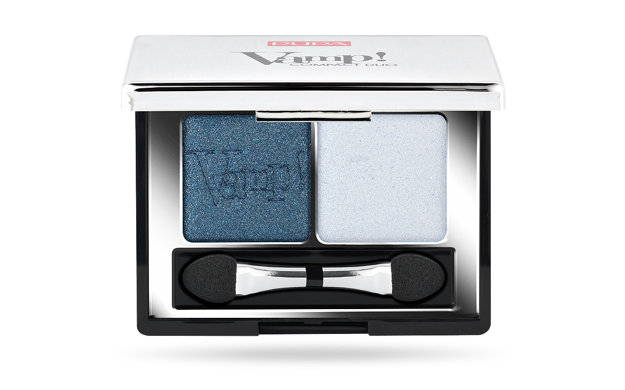 PUPA Milano Oční stíny Vamp! (Compact Duo Eyeshadow) 2,2 g 012 Magnetic Blue