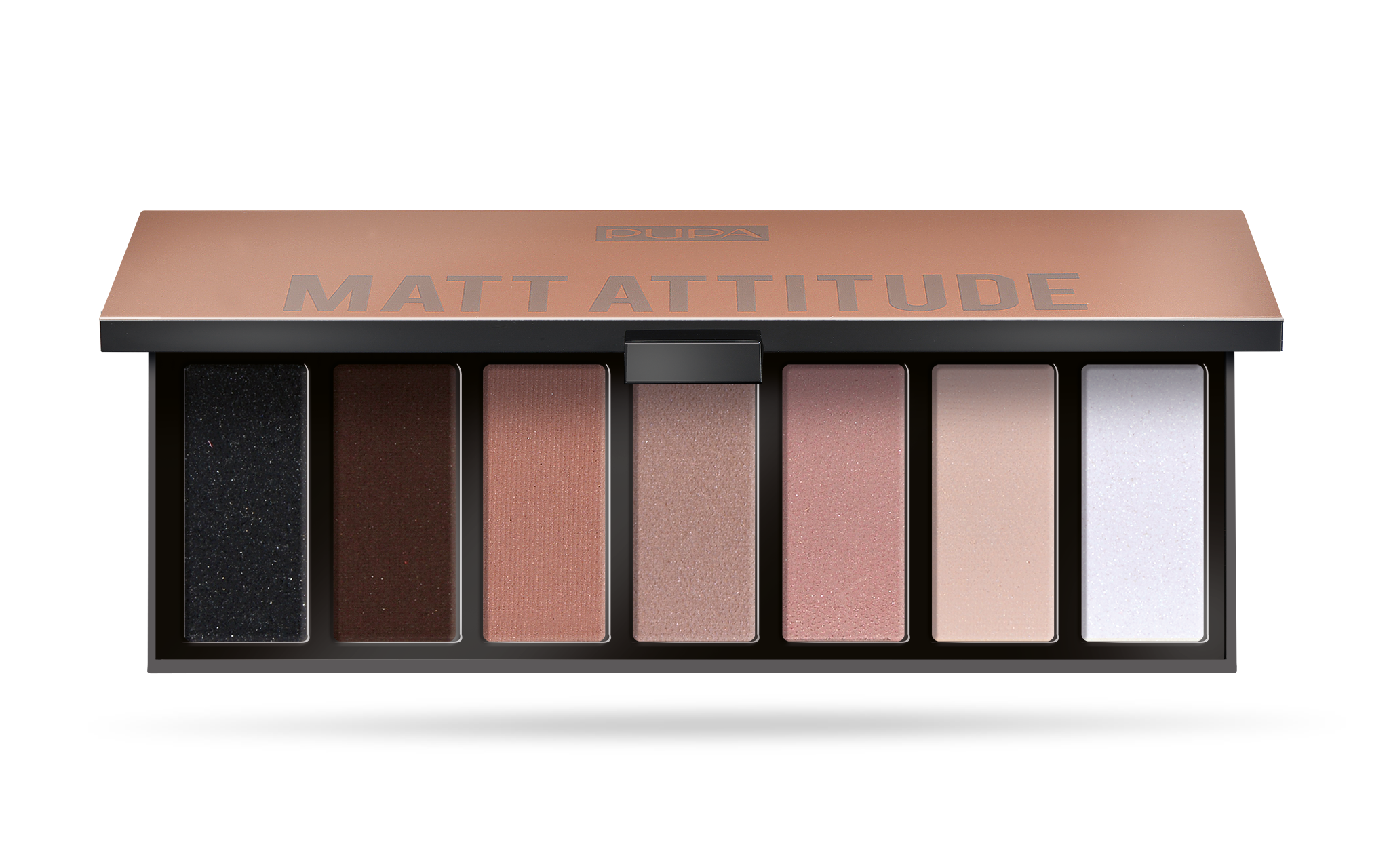 PUPA Milano Paletka očních stínů (Make-up Stories Compact Palette) 13,3 g 003 Matt Attitude