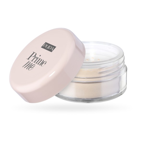 PUPA Milano Transparentní a fixační matující pudr Prime Me (Setting Powder) 4,5 g 001 Translucent