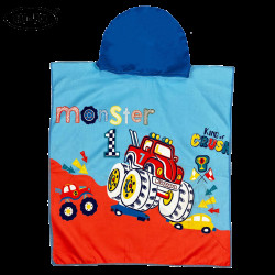 Raj-Pol Kids's Towel Beach Poncho Car