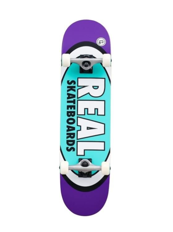 Real skateboard Classic Oval II Purple blue | Fialová | Velikost skate 8,06"