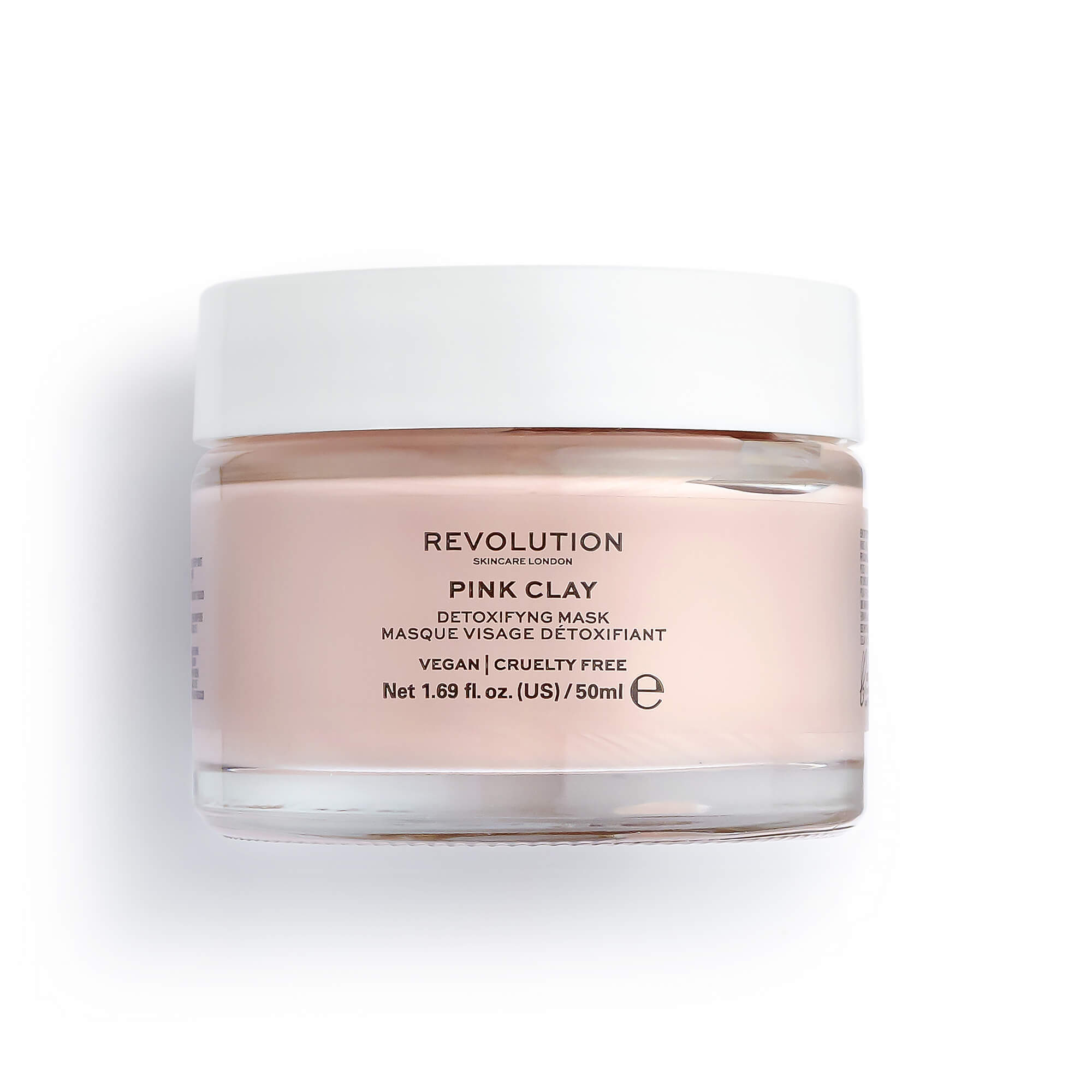 Revolution Skincare Detoxikační pleťová maska Pink Clay (Detoxifying Pink Clay Mask) 50 ml