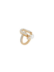 Ring - FURLA ARCH PEARL RING gold