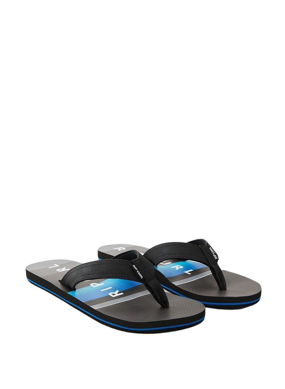 Rip curl pánské žabky Ripper Open Toe Black / Grey / Blue | Černá | Velikost 43 EU