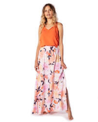 Rip curl šaty Island Long Dress - S20 Lilac | Oranžová | Velikost XS