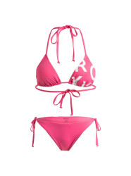 Roxy dámské plavky Tiki Tri Reg TS Set Shocking Pink | Růžová | Velikost L