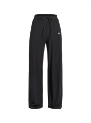 Roxy dámské široké kalhoty Rib Wide Leg Pants Anthracite | Černá | Velikost M