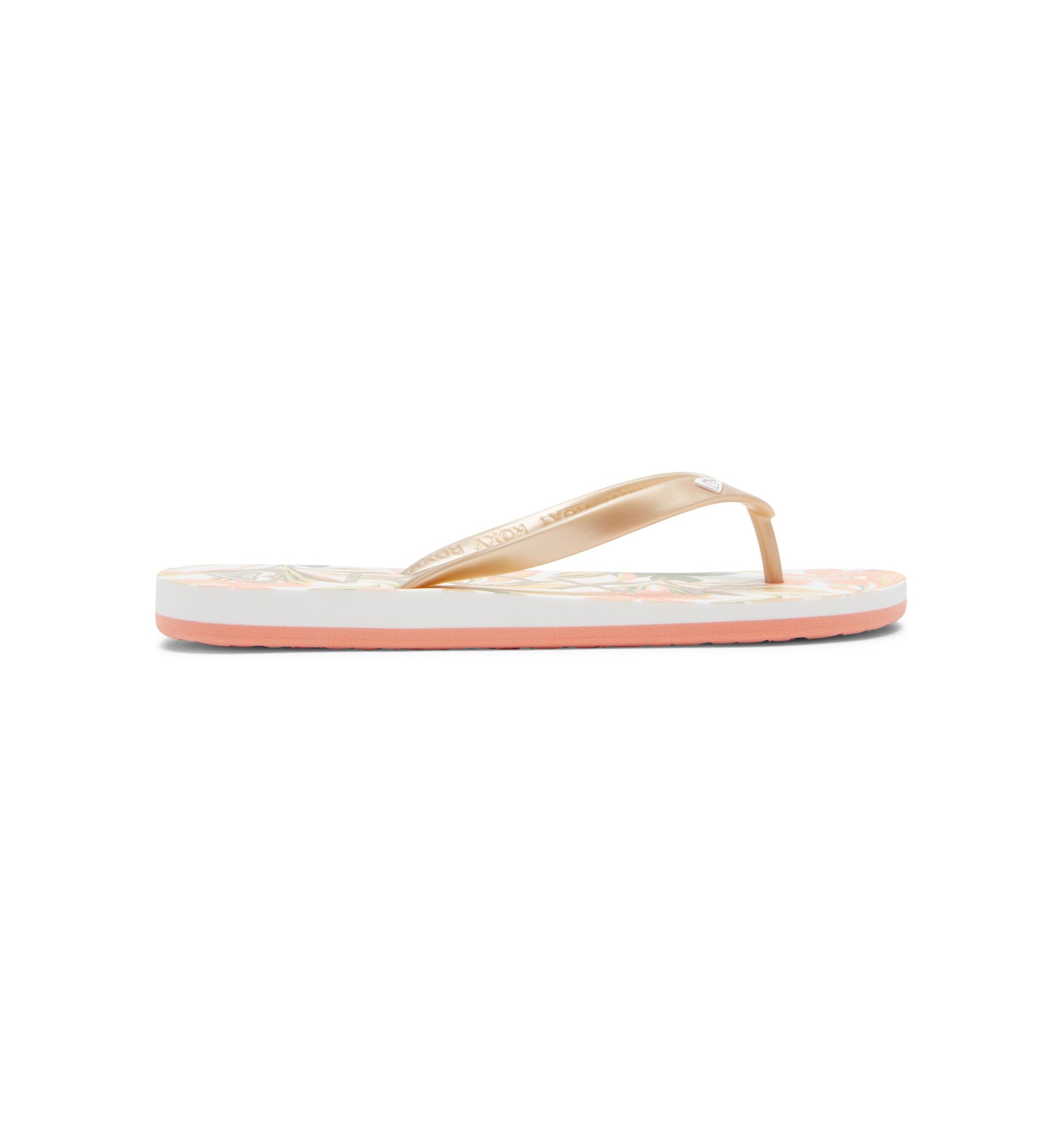 Roxy dámské žabky Tahiti VII White/Champagne | Bílá | Velikost 8 US