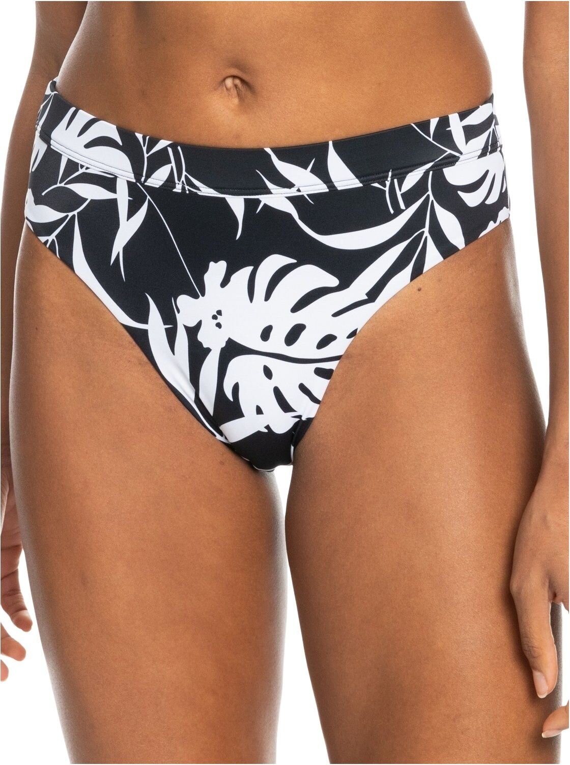 Roxy dámský spodní díl plavek Printed Love Anthracite Surf Trippin Bico S | Černá | Velikost L