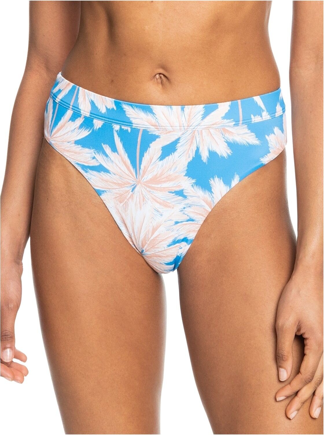 Roxy dámský spodní díl plavek Printed Love Azure Blue Palm Island | Modrá | Velikost L