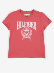 Růžové holčičí tričko Tommy Hilfiger - Holky