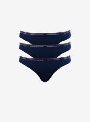 Sada tří dámských kalhotek v tmavě modré barvě  Tommy Hilfiger Underwear