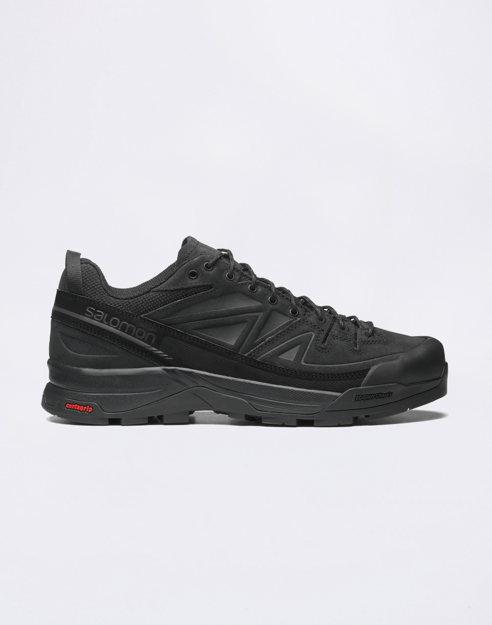 Salomon X-Alp Leather Black/Black/Asphalt 44 2/3