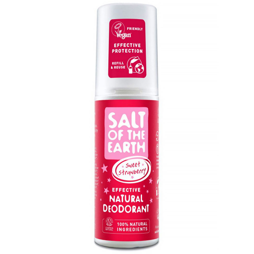 Salt Of The Earth Přírodní deodorant ve spreji Jahoda Rock Chick Sweet Strawberry (Natural Deodorant) 100 ml