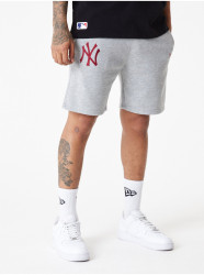 Šedé pánské kraťasy New Era League essentials shorts NEYYAN - Pánské