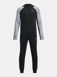 Šedo-černá klučičí tepláková souprava Under Armour UA Rival Fleece Suit