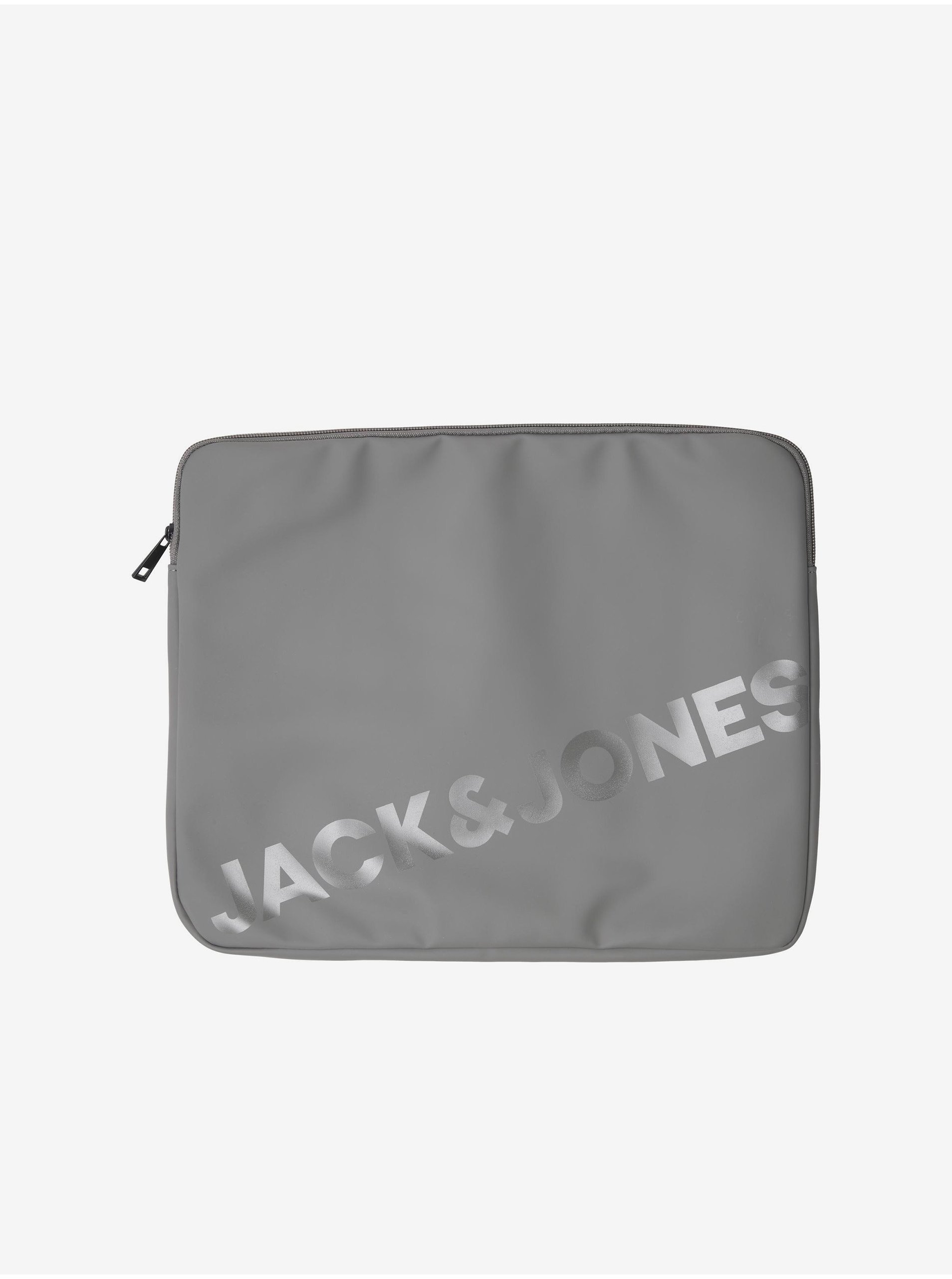 Šedý pánský obal na notebook Jack & Jones Cowen - Pánské