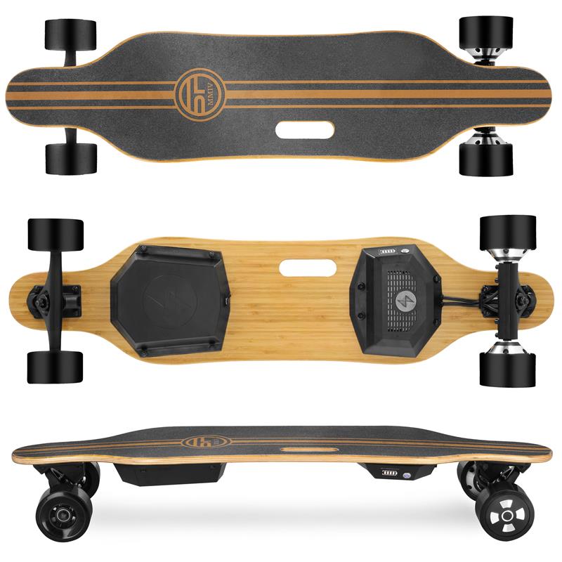 Spokey E-LONGBAY Elektrciký longboard, baterie 4 Ah