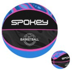 Spokey VICTORIOR 7 Basketbalová lopta, veľ. 7, čierno-ružová