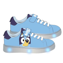 SPORTY SHOES TPR SOLE WITH LIGHTS BLUEY