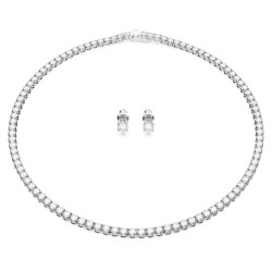 Swarovski Luxusní set šperků Matrix Tennis 5647730 (náhrdelník, náušnice)