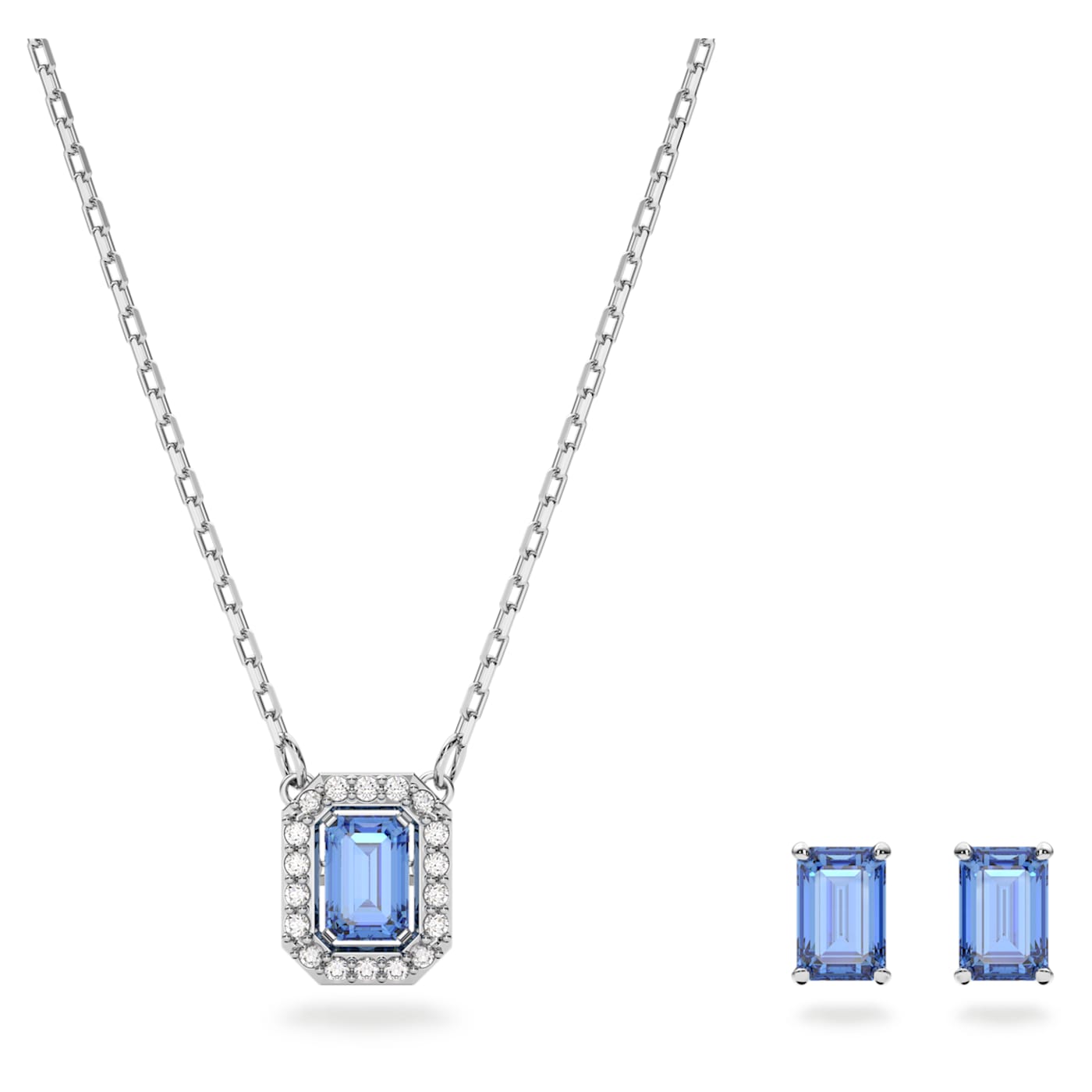 Swarovski Okouzlující sada šperků s krystaly Millenia 5641171 (náušnice, náhrdelník)