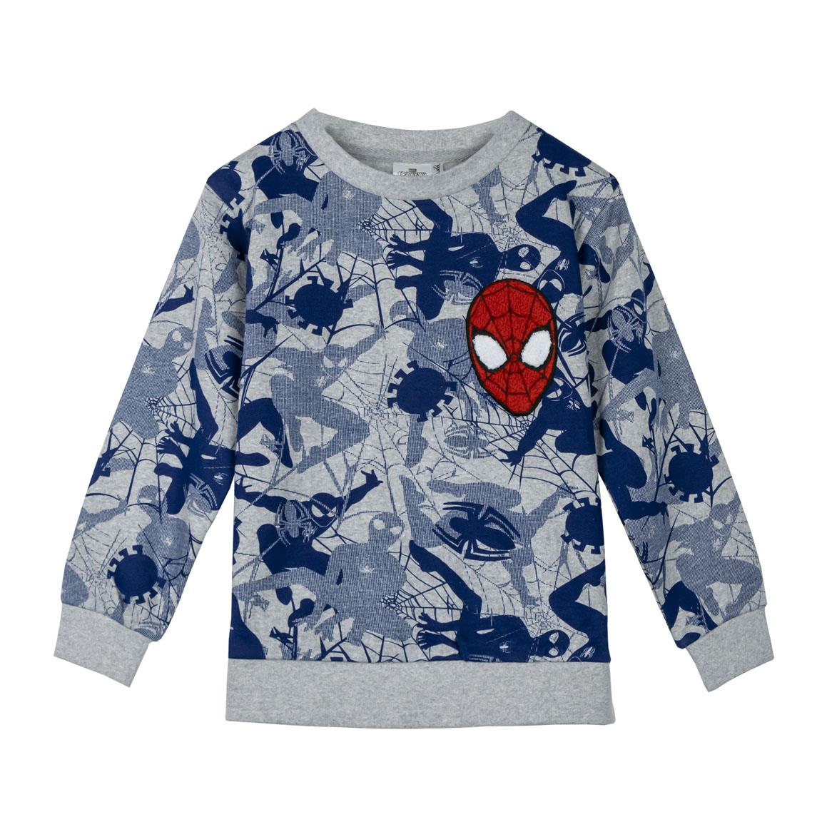 SWEATSHIRT COTTON BRUSHED SPIDERMAN