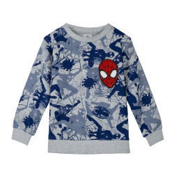 SWEATSHIRT COTTON BRUSHED SPIDERMAN